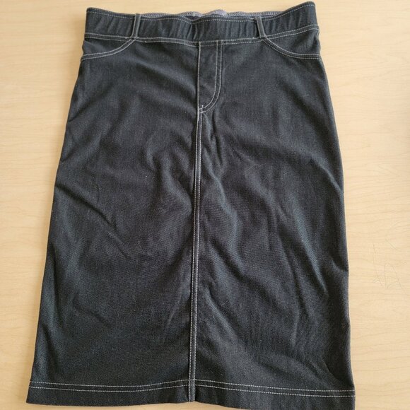 Survival Pencil  Skirt Denim Looking Small - Picture 1 of 3
